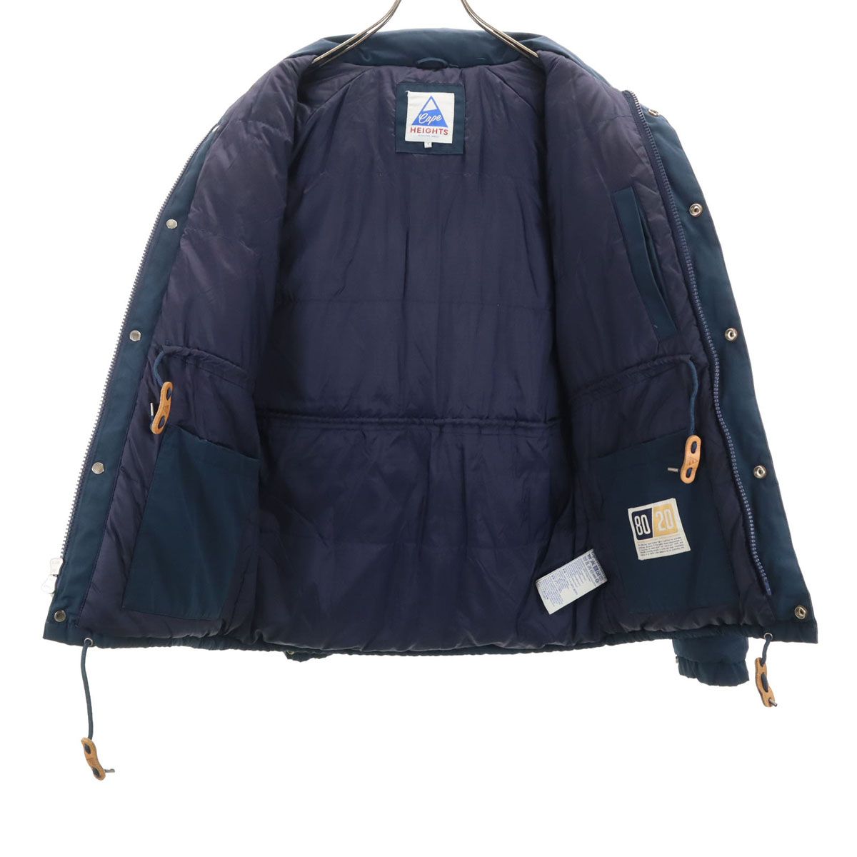 Cape HEIGHTS ケープハイツ ダウンジャケット S ネイビー メンズ 古着 
