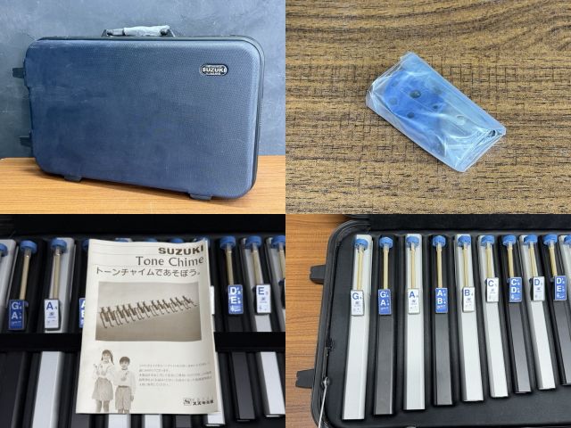 トーンチャイム 25音 SUZUKI スズキ楽器 HB 25 打楽器 ハンドベル ハードケース付き 514943