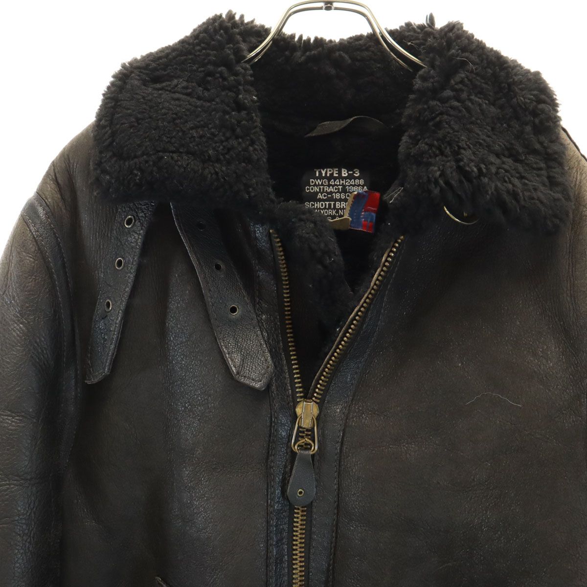 ショット シープスキン Schott B-3 ムートン 羊革 schott 257S SCHOTT