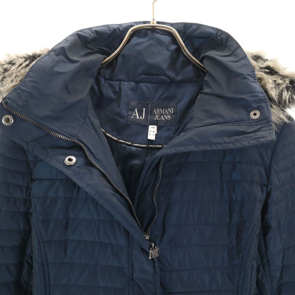 ARMANI JEANS アルマーニジーンズ 中綿ジャケット 40 ネイビー 