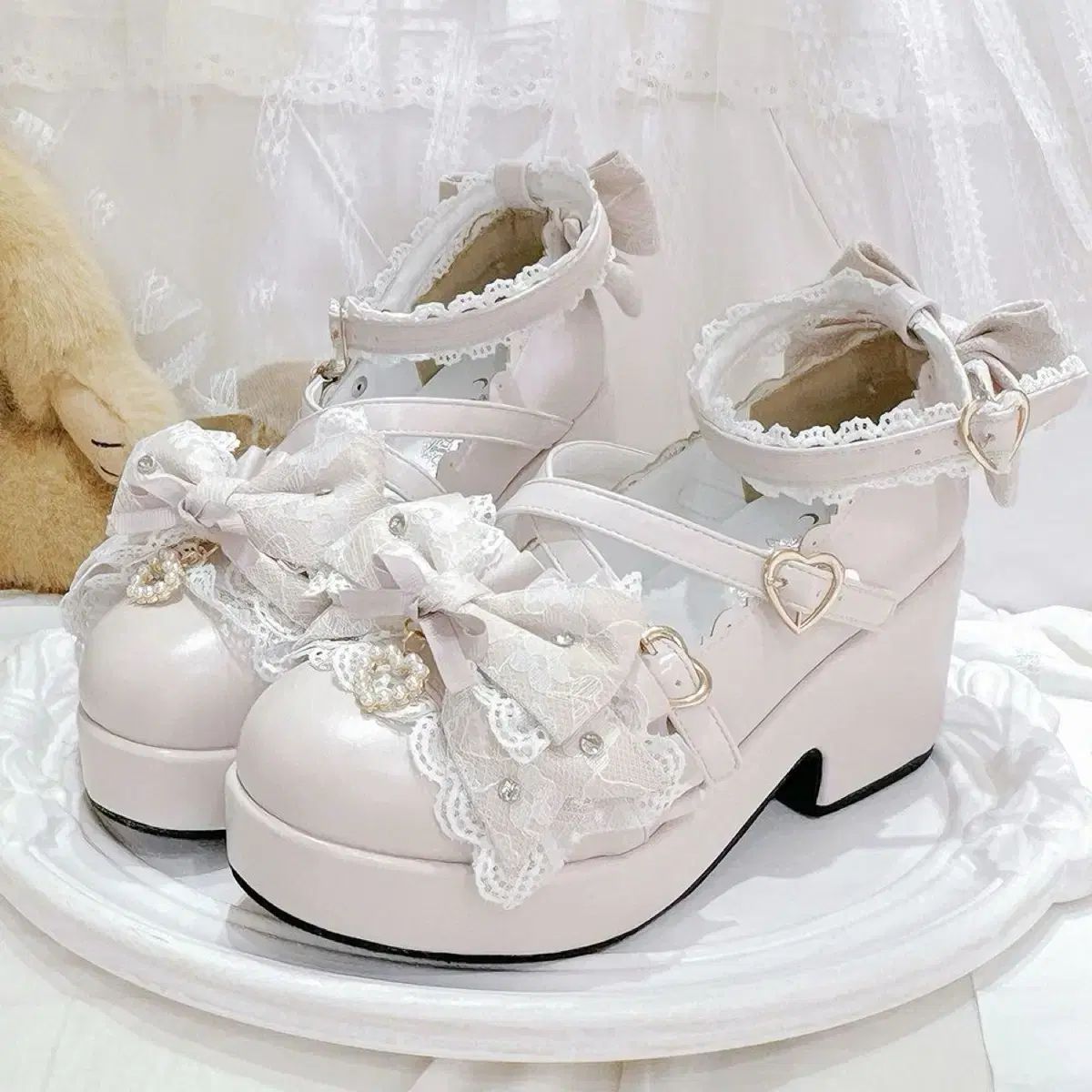 転校生 リーボーン メリジーン 靴 量産型 シューズ 2 COLOR