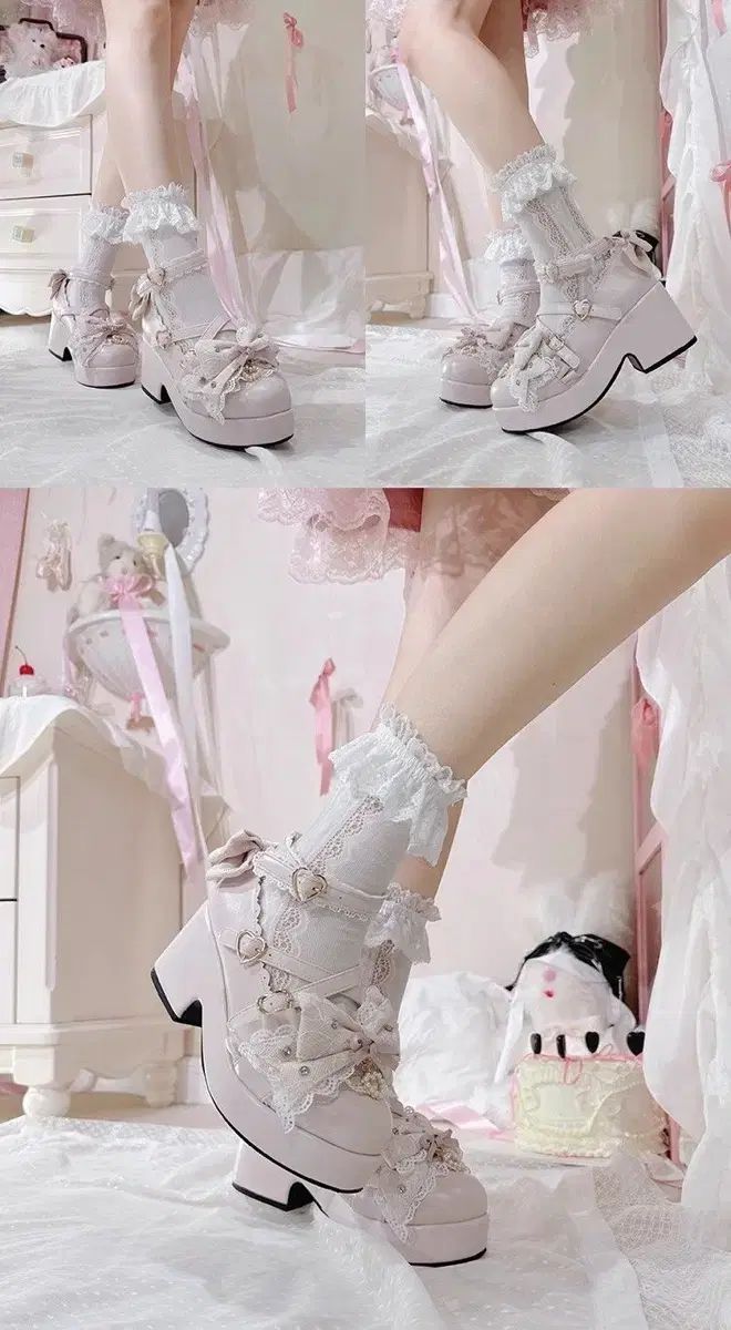  転校生 リーボーン メリジーン 靴 量産型 シューズ 2 COLOR スニーカー 靴