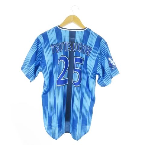 ハイクオリティー ユニフォーム 横浜DeNaベイスターズ 交流戦 HOME No.25 筒賀 嘉智 半袖シャツ ロゴ 野球 観戦 ファン M 青 ブルー AO 15 GY 11