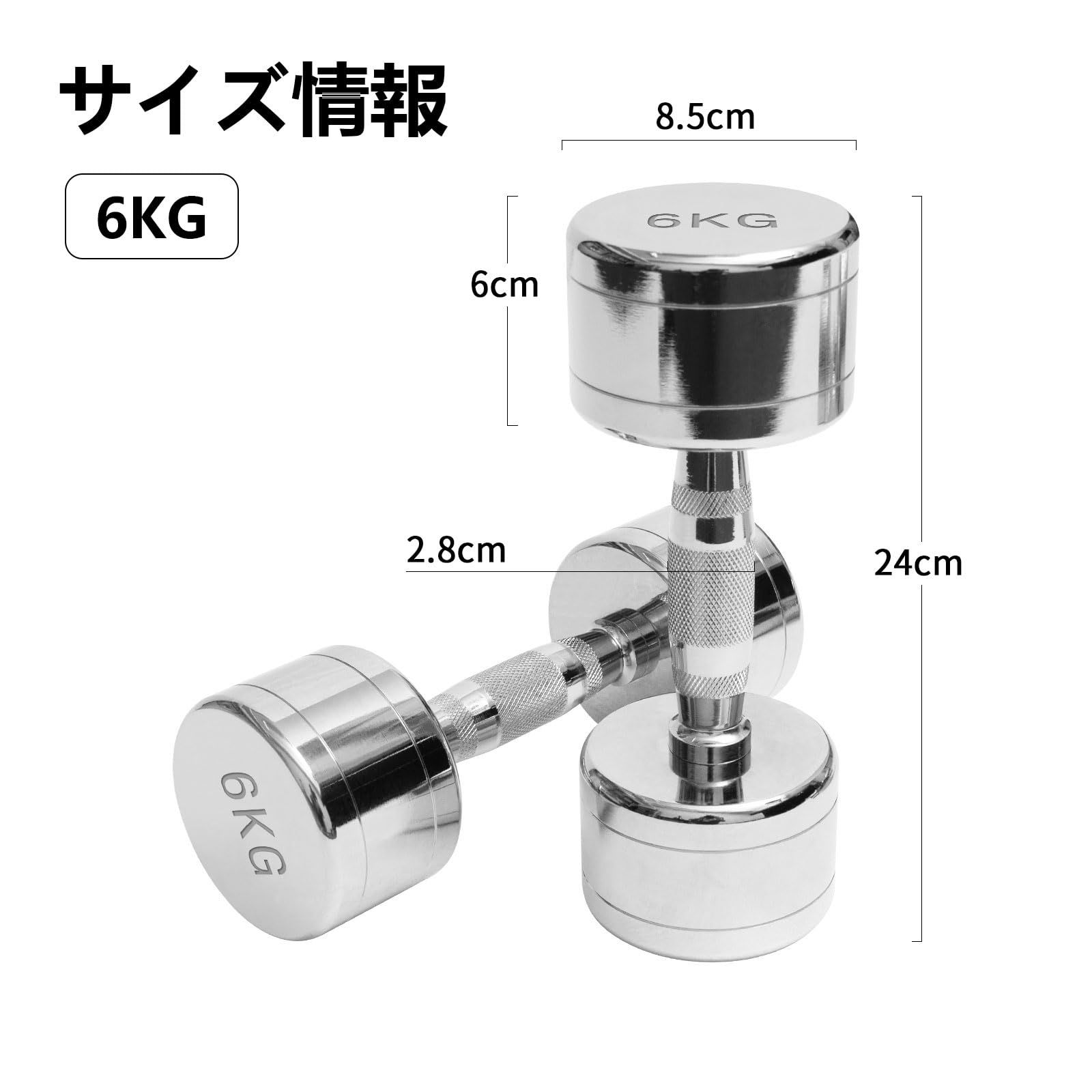 RITFIT ダンベル ステンレス製 2 kg 4 6 8 10 12 14 16 ステンレスダンベル ２本セット ペア 筋トレ ホームジム 家庭用 一体型鉄アレイ 鉄亜鈴 一体成型 コンパクト 収納便利 アームカール スチ