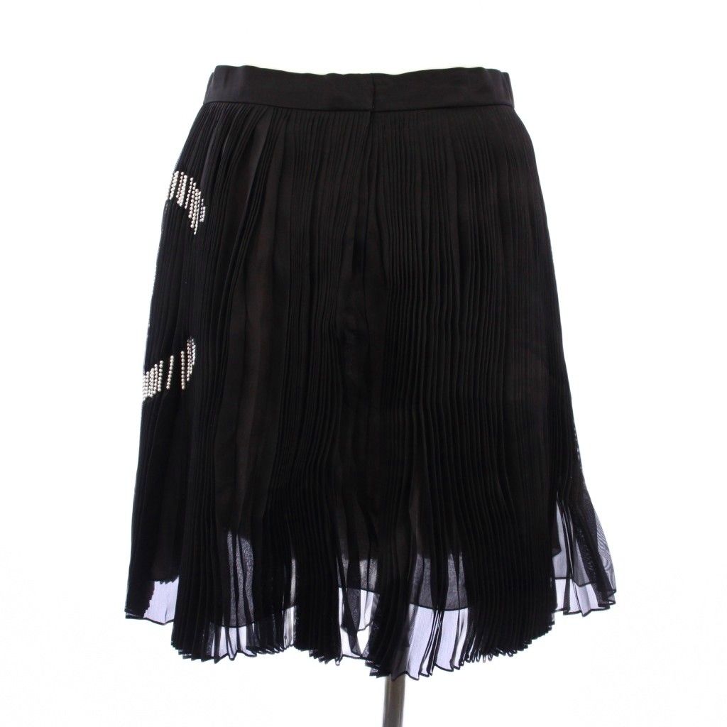 シャネル CHANEL タグ付き 22AW プリーツスカート ココマーク ミニ