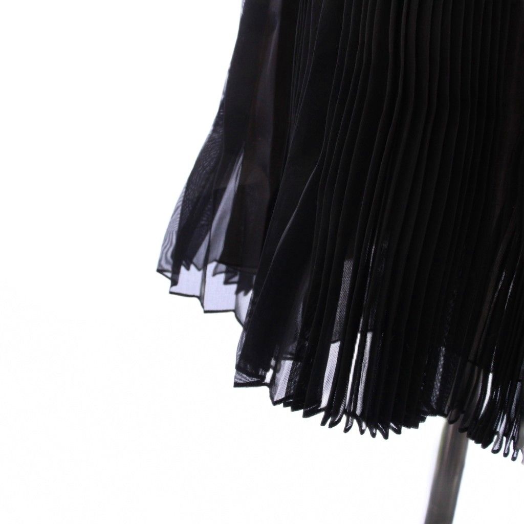 シャネル CHANEL タグ付き 22AW プリーツスカート ココマーク ミニ