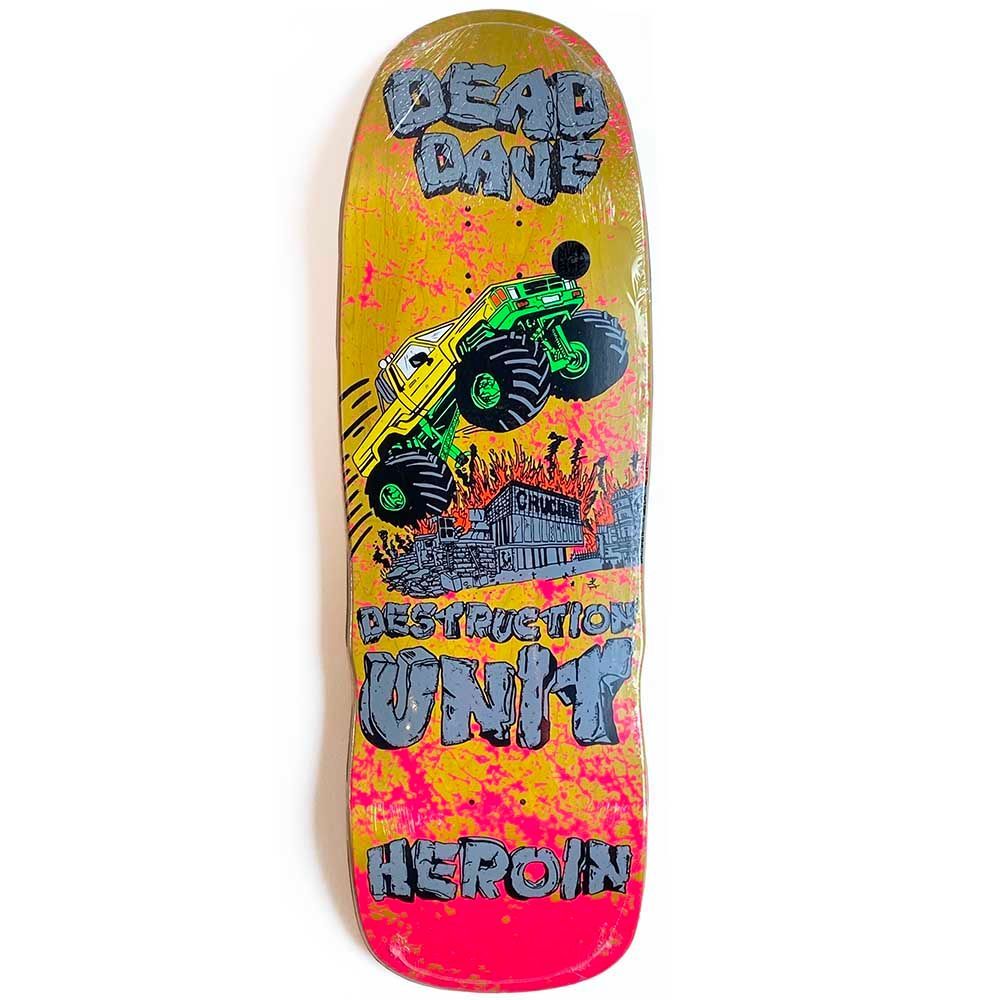 10 1 HEROIN ヘロイン DEAD DAVE KNOCK OFF DECK デッキ 板 スクール OLD SCHOOL スケートボード スケボー SKATEBOARD