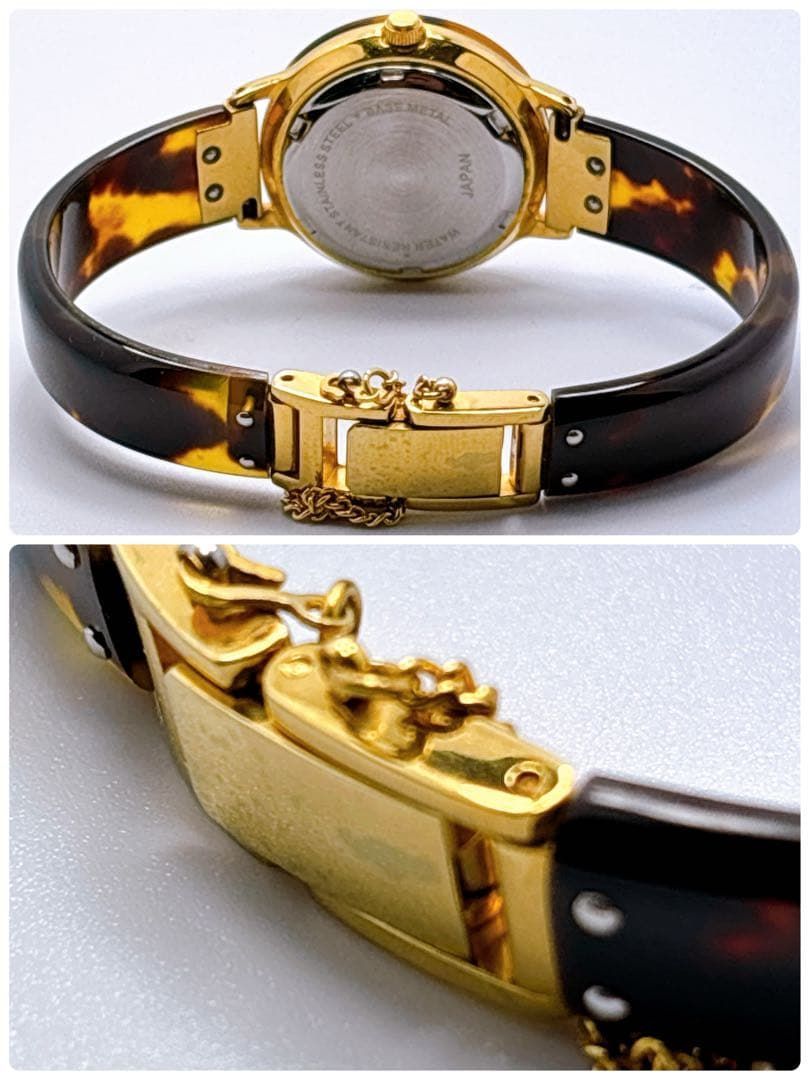 稼働品 BEKKO 本べっ甲 鼈甲 腕時計 バングルウォッチ 464 BEKKO 本べっ甲 バングルウォッチ 腕時計 鼈甲 希少 高級 - メルカリ