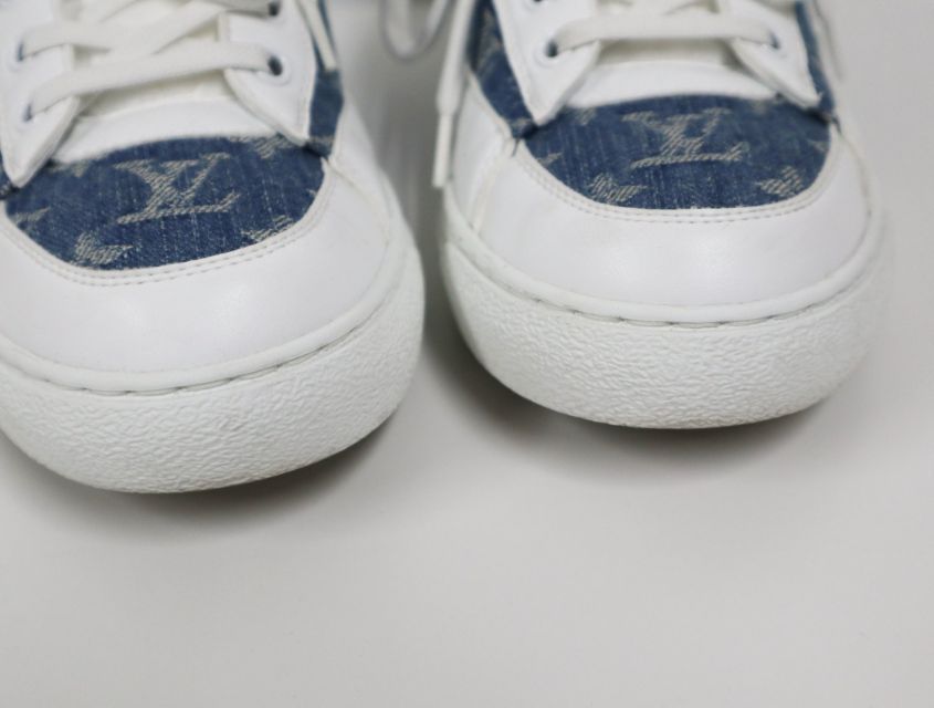 美品✨ ルイヴィトン チャーリーライン モノグラム　デニム メンズ 27cm相当 LOUIS VUITTON ルイヴィトン モノグラム チャーリーライン スニーカー