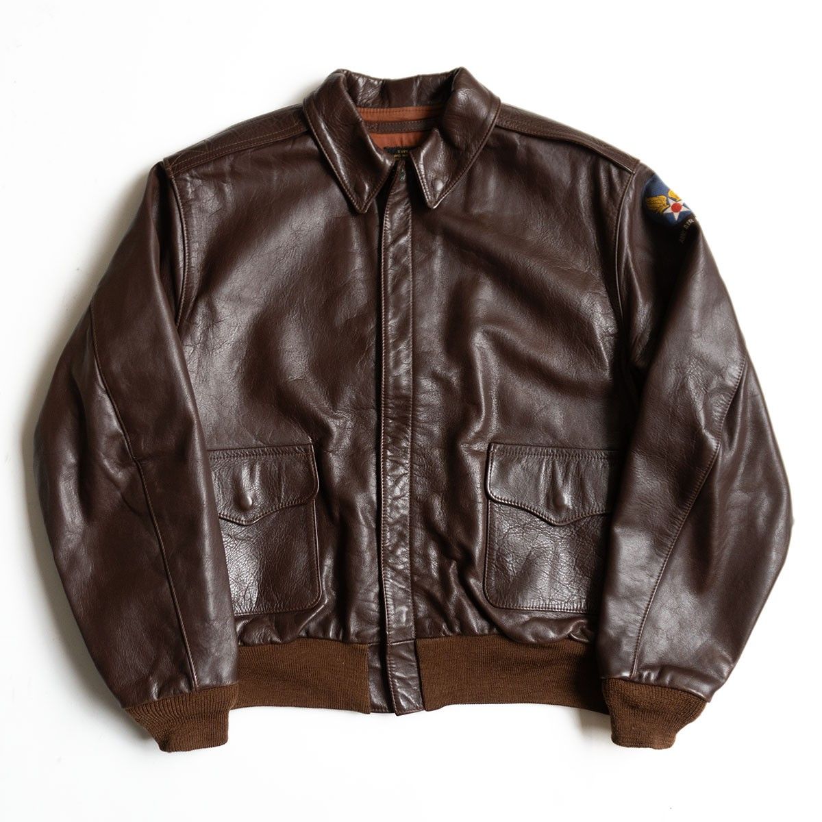 美品】EASTMAN LEATHER CLOTHING【A-2 レザー フライトジャケット】40