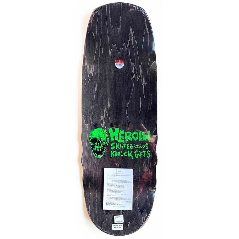 10 6 HEROIN ヘロイン SWAMPY KNOCK OFF DECK デッキ 板 スクール OLD SCHOOL スケートボード スケボー SKATEBOARD