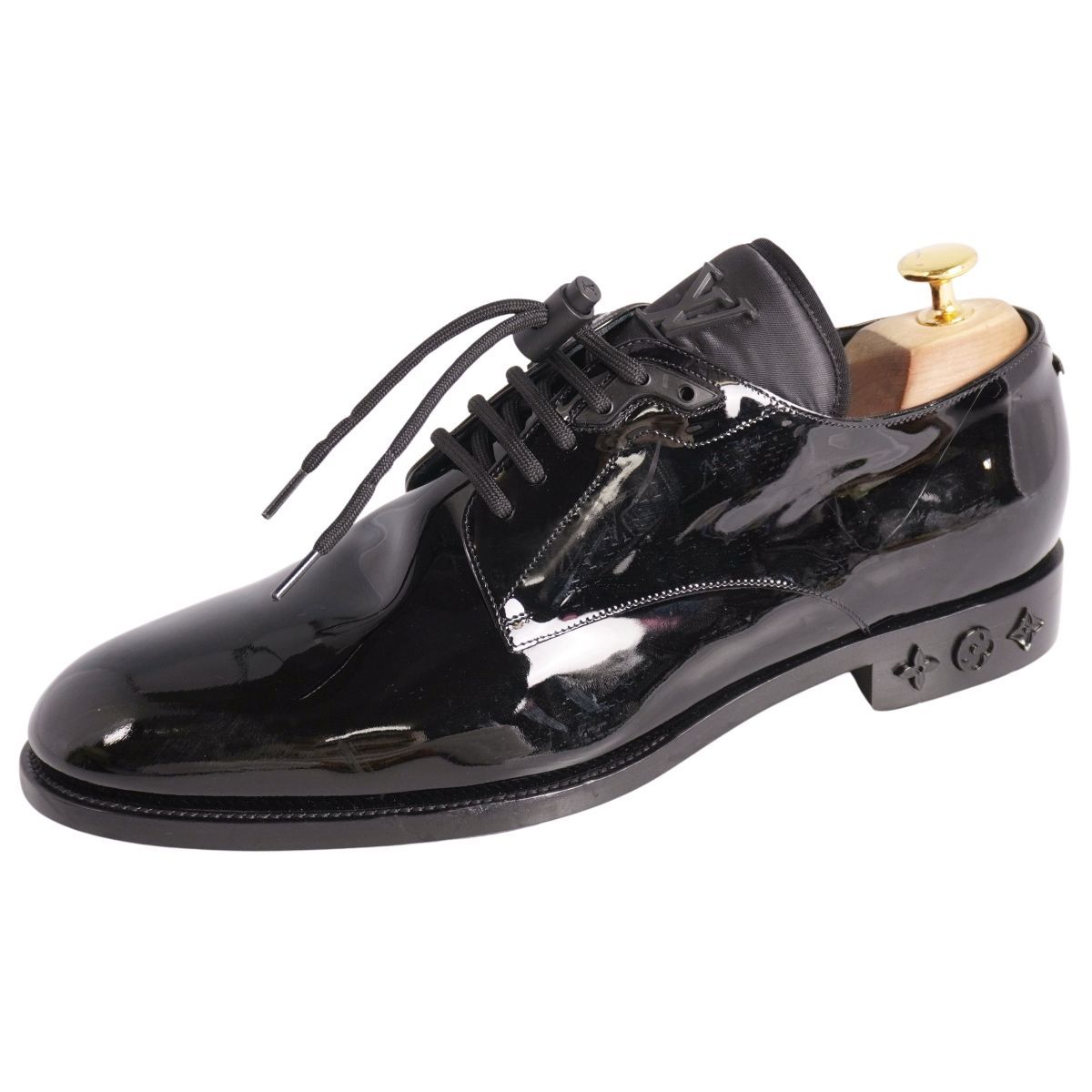 LOUIS VUITTON ルイヴィトン ダミエ ビジネスシューズ 革靴 レザー