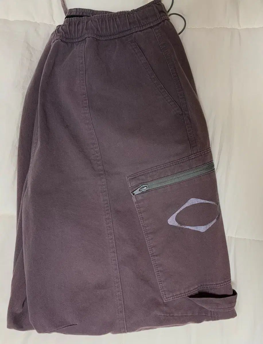 ミスチーフ ドローストリングパンツ パープルブラウン