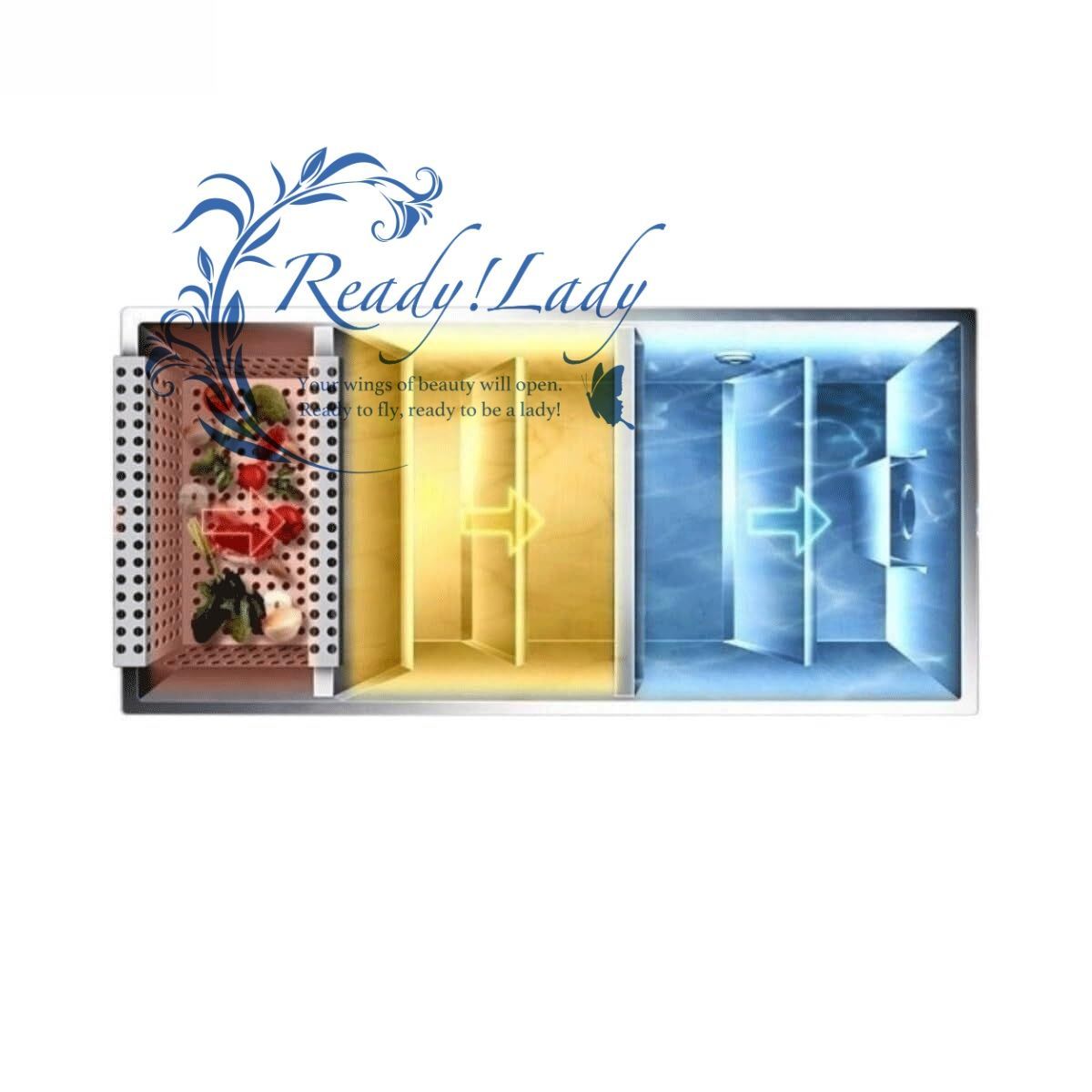 レストラン台所向け 流し下用 ステンレス鋼製 グリストラップ インターセプター 商業廃水用 防錆耐腐食 オイルセパレーター 機械式重力式 脂肪油固形物除去 排水管保護 コンパクト構造 取付簡単 清掃容易 厨房工場学校適用 400 250 230 mm