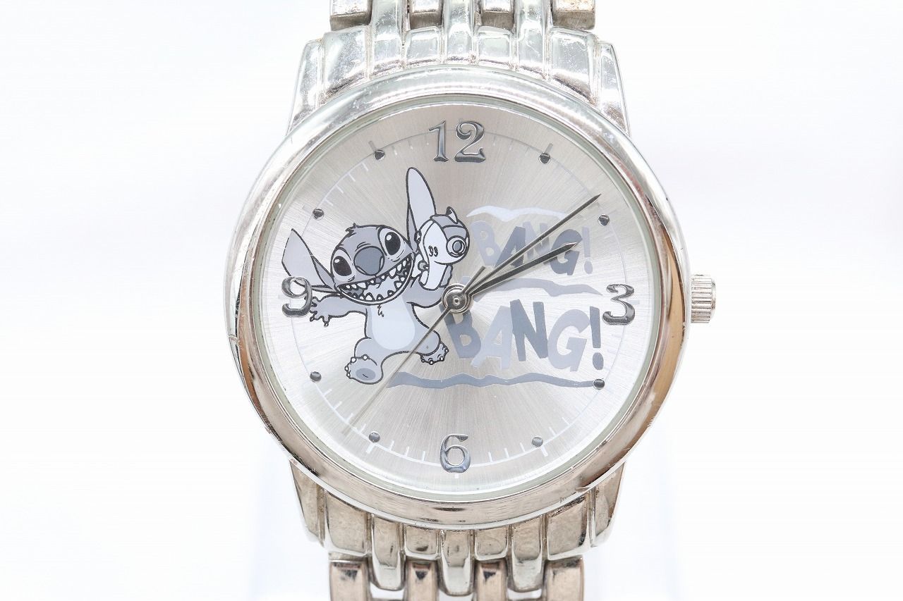 W273-12】動作品 電池交換済 DISNEY ディズニー スティッチ 腕時計