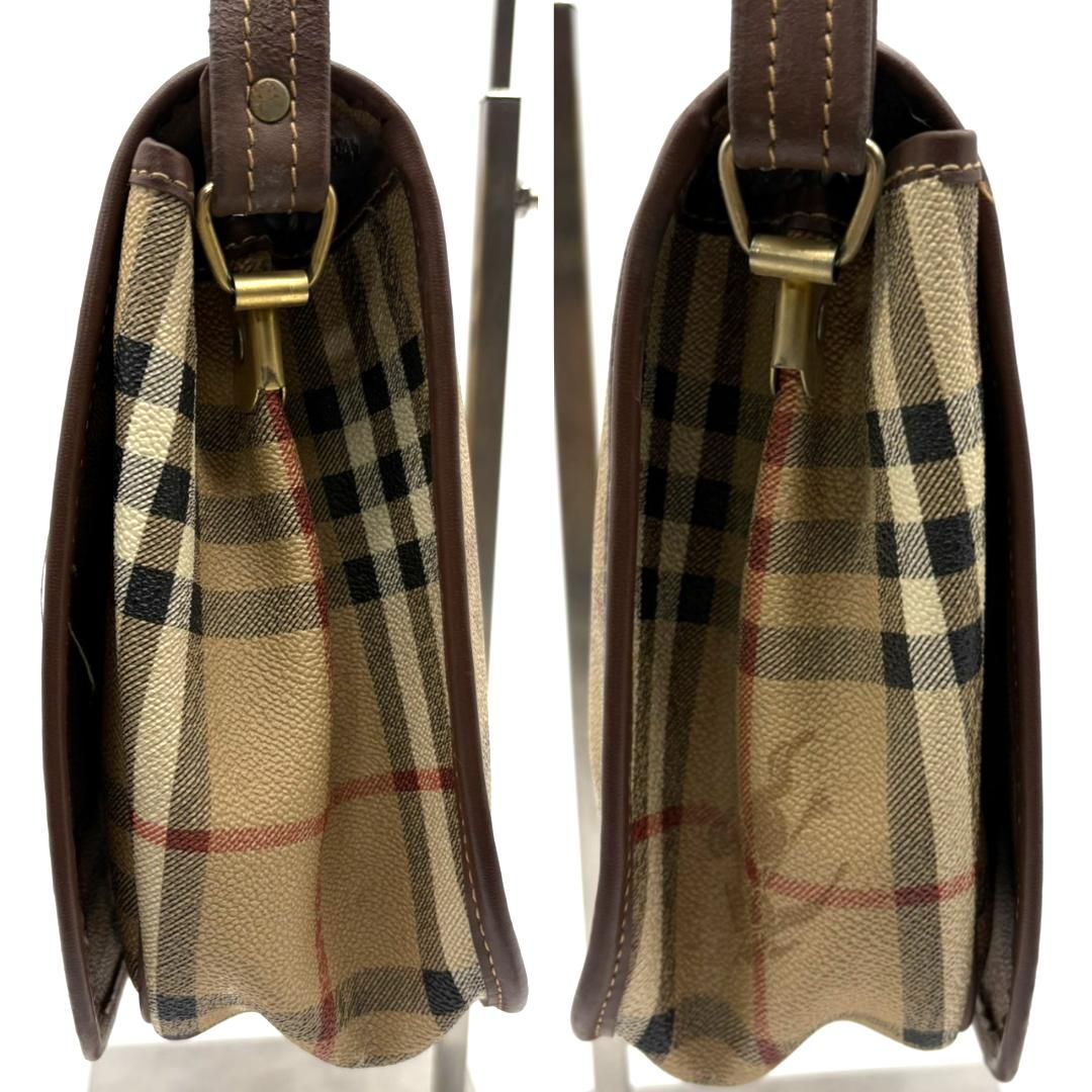 BURBERRY バーバリー ショルダーバッグ PVC ノバチェック シャドー