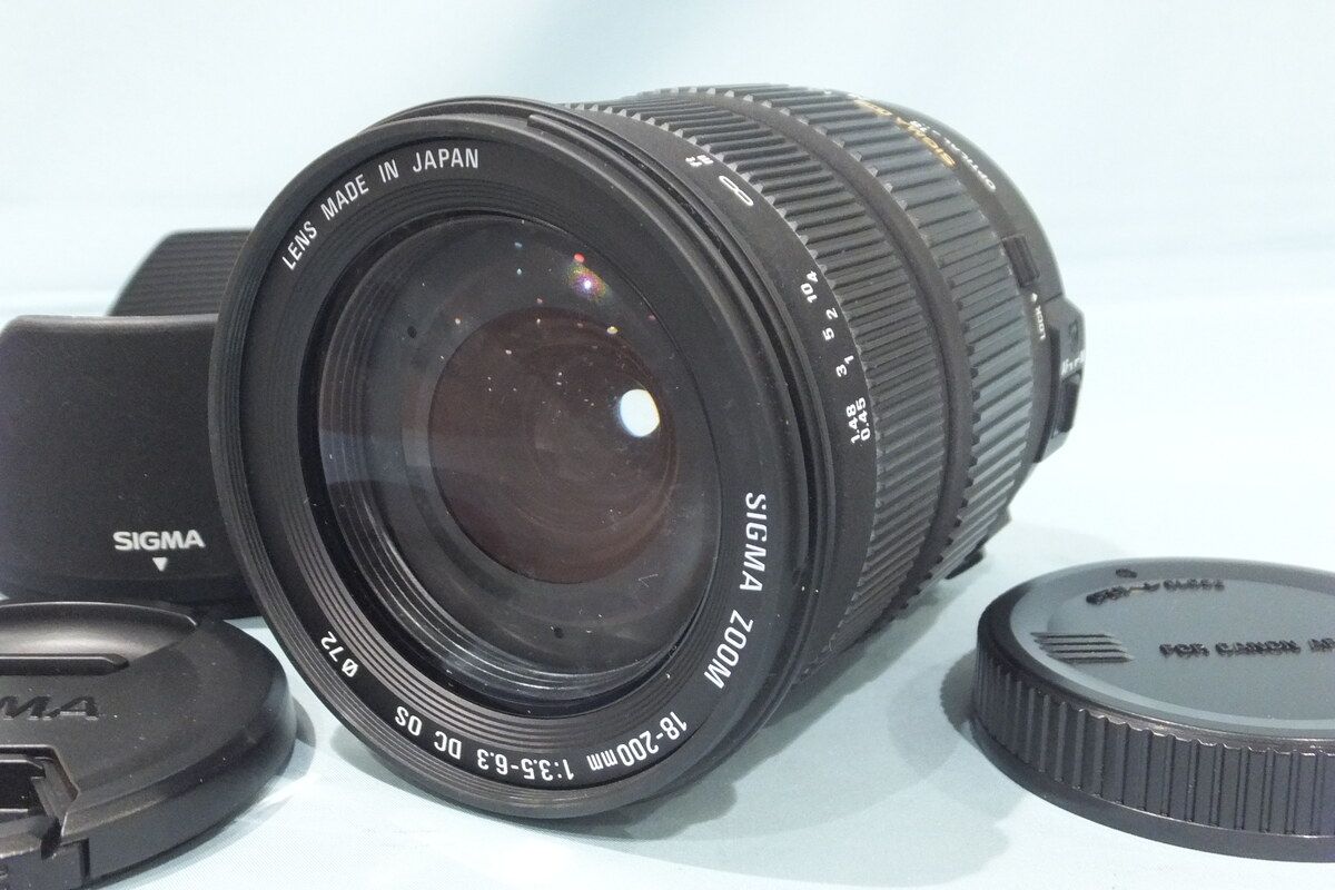 品 シグマ 18 200 mm F 3 5 6 DC OS キヤノン用