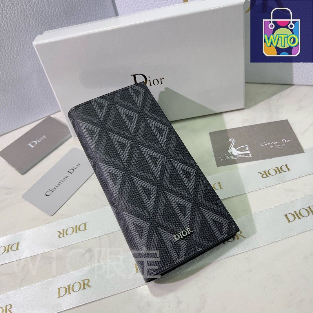 今日 Dior ディオール ショートウォレット 精巧な手工芸で男女兼用 なデザイン