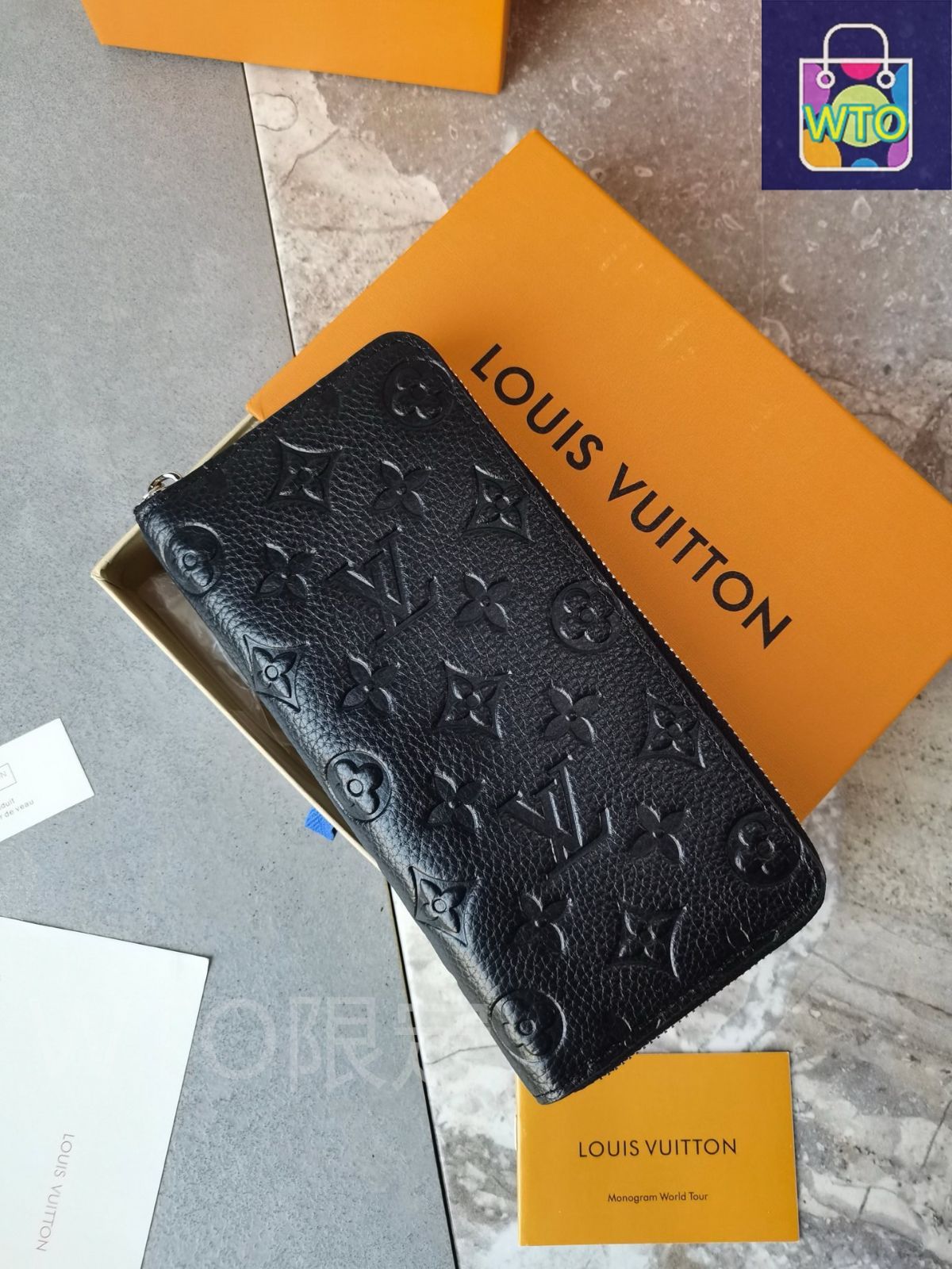 今日 Louis Vuitton ルイヴィトン ジッピーヴァーティカル ウォレット モノグラム圧印レザー ジッパー収納保護