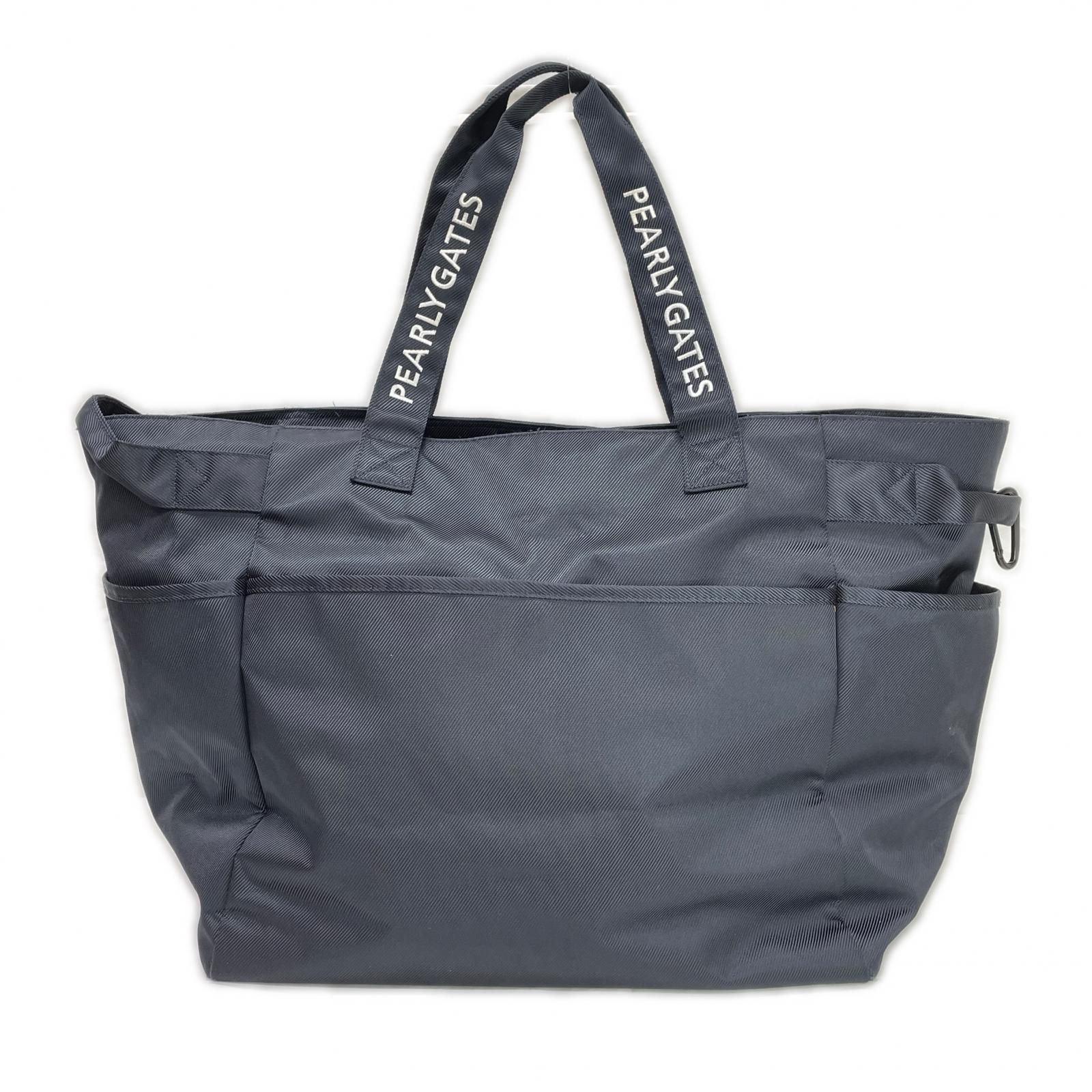 中古 パーリーゲイツ PEARLY GATES トート型ボストンバッグ 紺