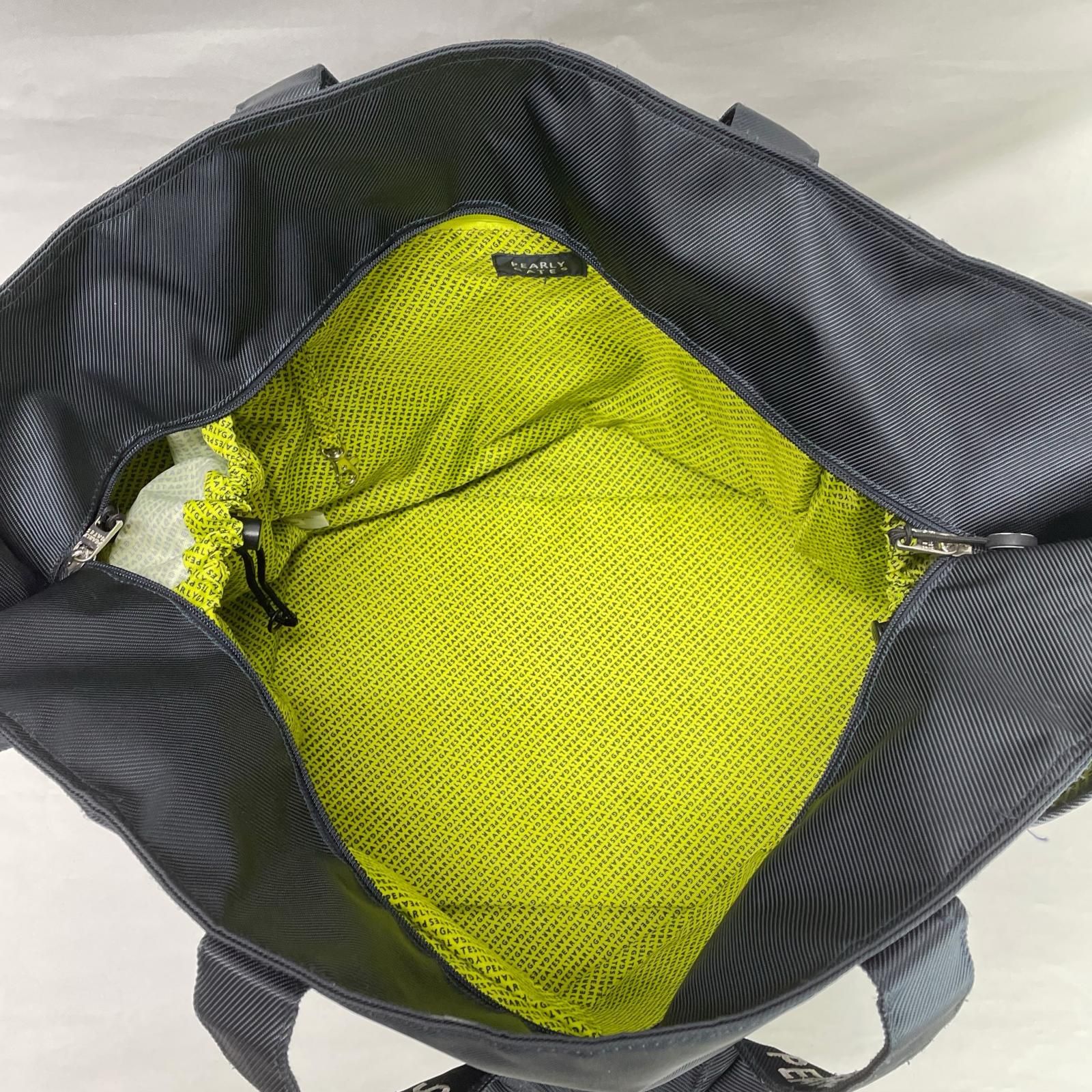 中古 パーリーゲイツ PEARLY GATES トート型ボストンバッグ 紺