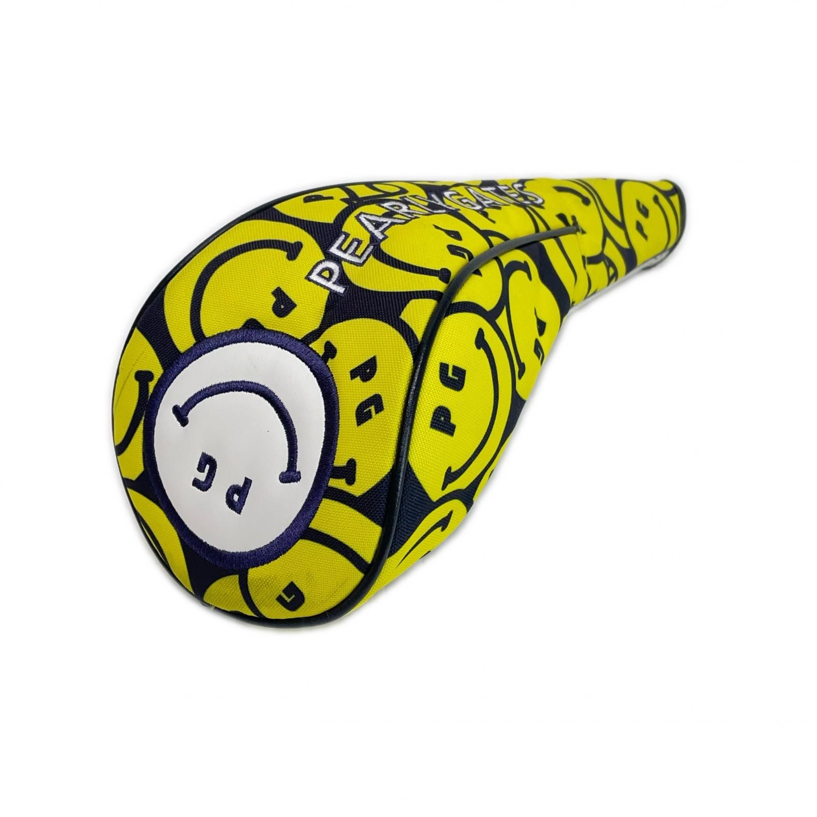 未使用級　パーリーゲイツ　ロゴ総柄　PG ニコちゃん　デニム　ロゴ刺繍　ハット 未使用級 パーリーゲイツ ロゴ総柄 PG ニコちゃん デニム ロゴ刺繍