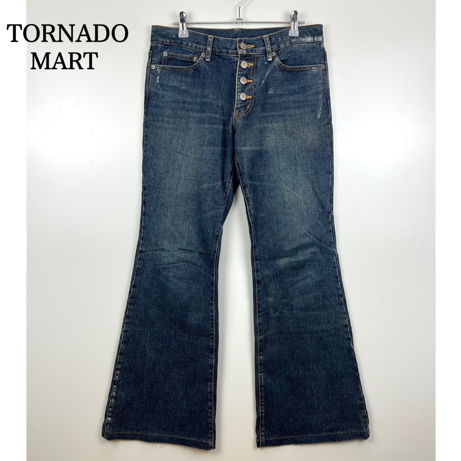 TORNADO 00s y2k TORNADO MART コーティング加工 カーゴパンツ S MART