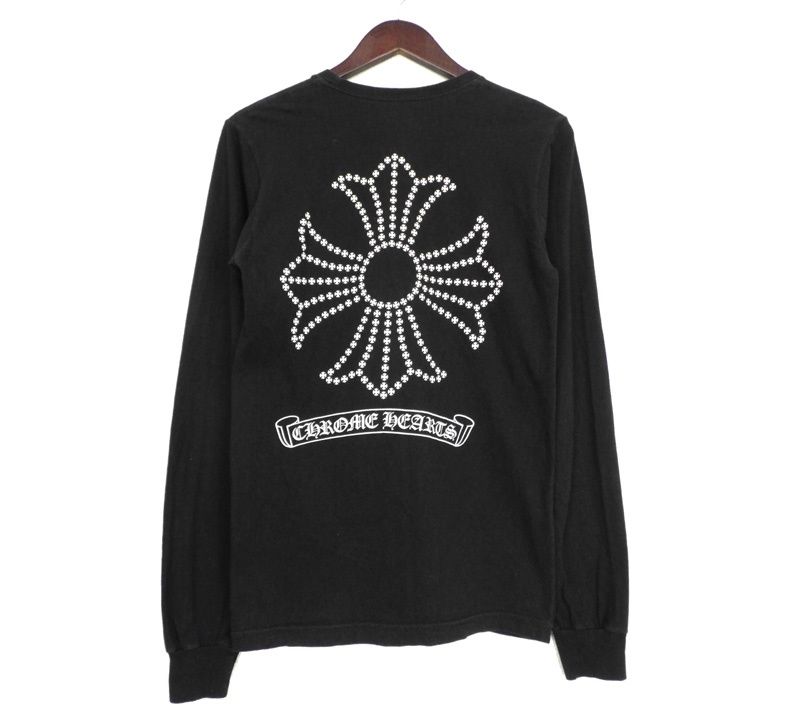 クロムハーツ CHROME HEARTS CH PLS L S TEE CHプラス プリント ロングスリーブ 長袖 Tシャツ w 25142