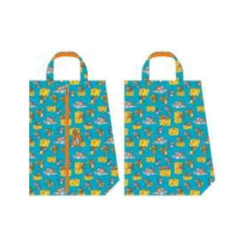 丸眞 トムとジェリー チーズオブチーズ シューズバッグ スポーツ ジム ゴルフ 入数 3