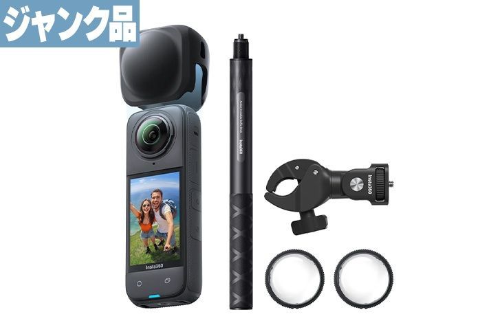 Insta 360 X 4 360度カメラ バイク撮影キット