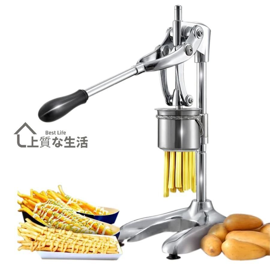 フライドポテト マッシュポテト マシン ポテトフライ ステンレス鋼ロングフライドポテト押出機 手動フライドポテト押出機 手動ステンレスポ