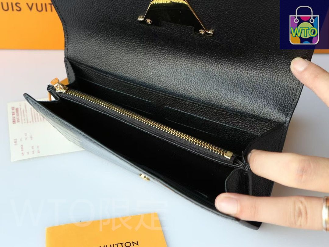 今日特価】Louis Vuitton ルイ・ヴィトン カプシーヌ 財布 高級