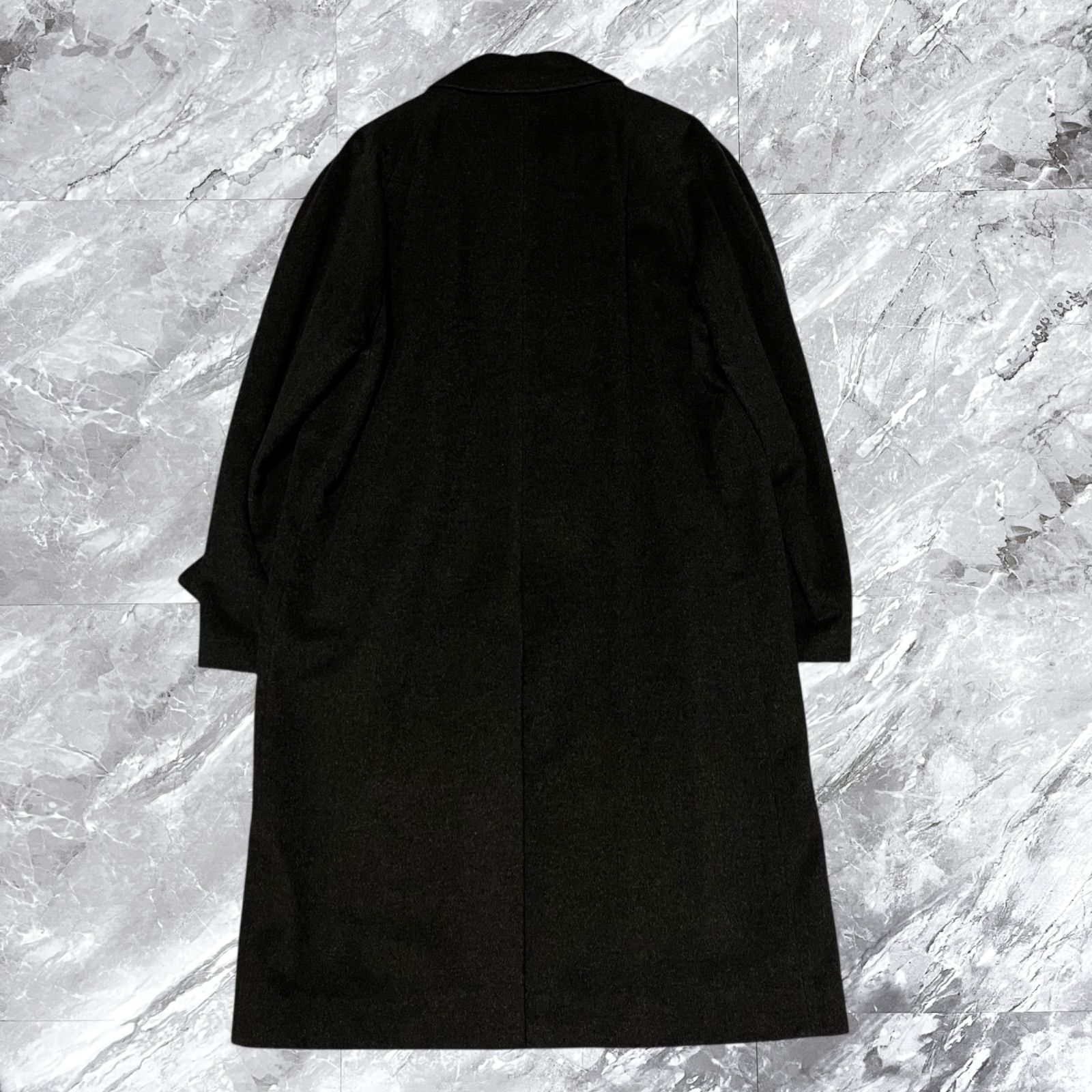 美品 40 カシミヤ ブルックスブラザーズ ロング ステンカラーコート 比翼 未使用級✨ ブルックスブラザーズ カシミヤ混 ステンカラーコート 40 L