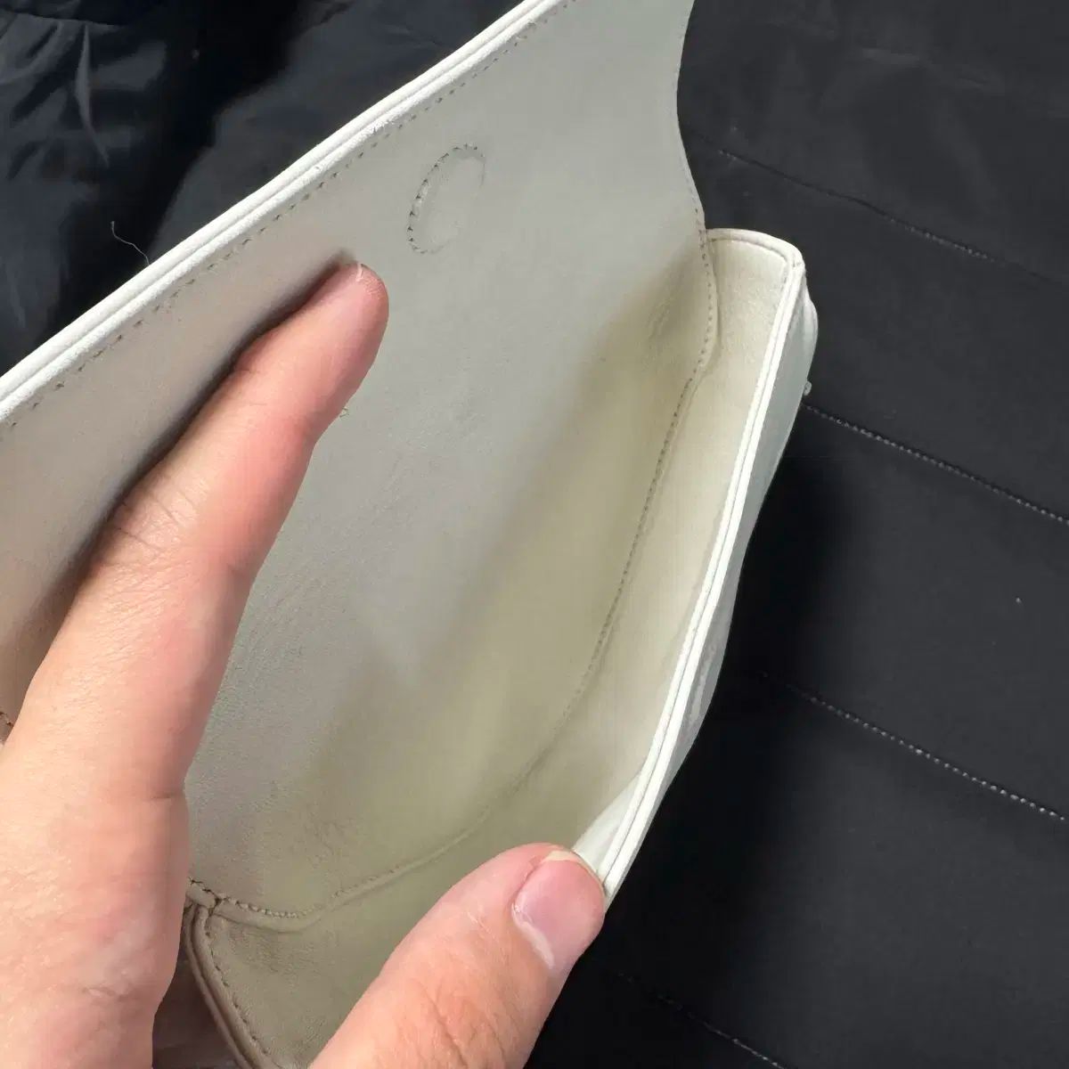  Celine セリーヌ トライアングル クロスバック メッセンジャーバッグ ショルダーバッグ