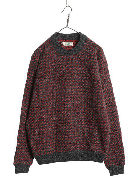 80s エルエルビーン セーター 2XL ウール リネン ニット ヴィンテージ