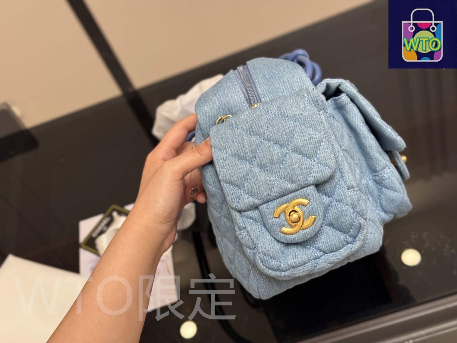 デニムメールバッグ カジュアルで可愛らしいスタイルを両立