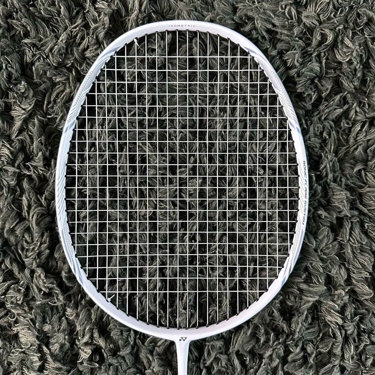 ヨネックス ₍ナノフ ネックステイ 白 4 U その他 バドミントン スポーツ