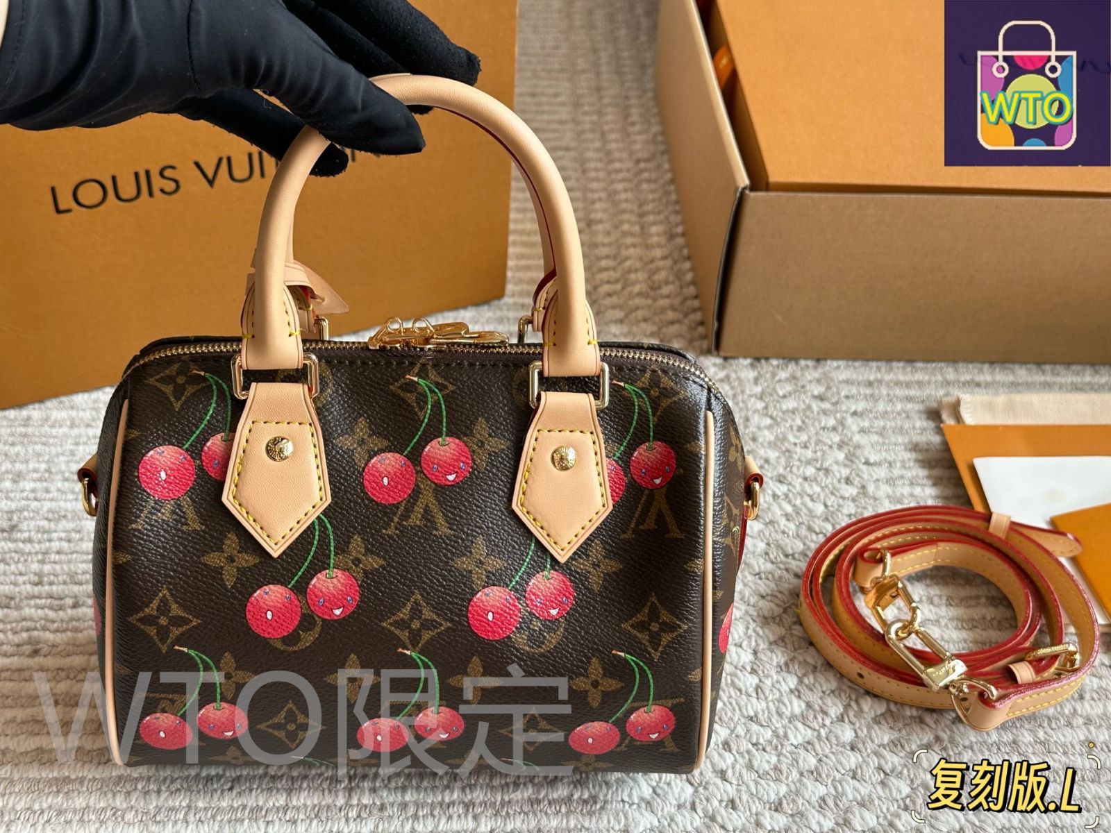 調整 な帆布刺繍ストラップ