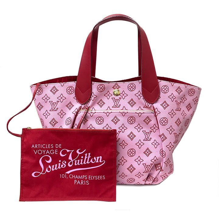 ルイ ヴィトン モノグラム ビーチライン カバ イパネマ ローズ トート