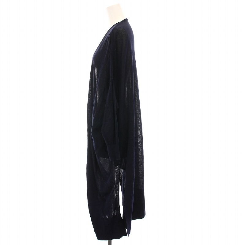 DRIES VAN NOTEN ドリスヴァンノッテン ﾌﾞﾗｯｸ ｳｰﾙｱﾙﾊﾟｶ ｶｰﾃﾞｨｶﾞﾝ M