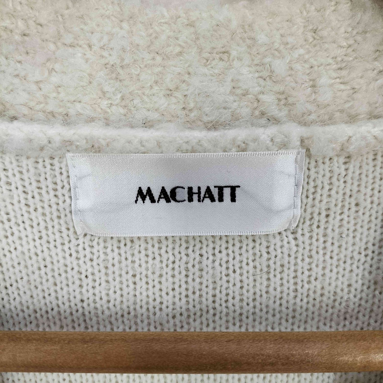 machatt ブークレニットカーディガン