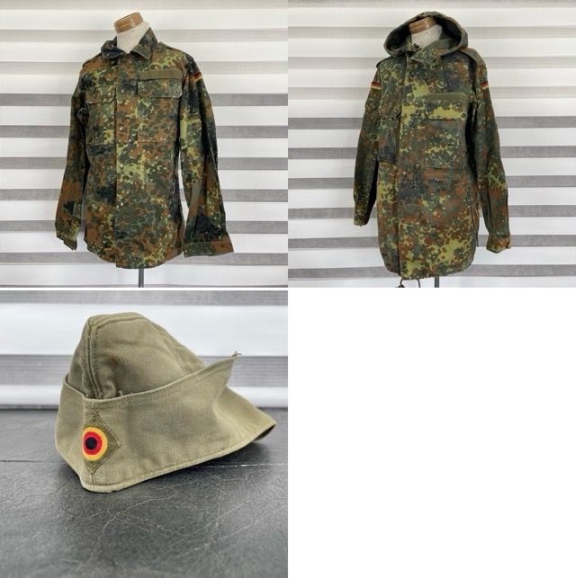 ドイツ軍 衣類 3点セット メンズ 長袖シャツ フード付ジャケット 帽子 等 8415 12 322 4219 514970
