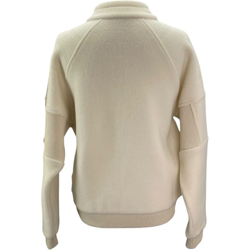 ルイ ヴィトン LOUIS VUITTON LVロゴウールブルゾン HSY 10 W ホワイト ウール メンズ ブルゾン