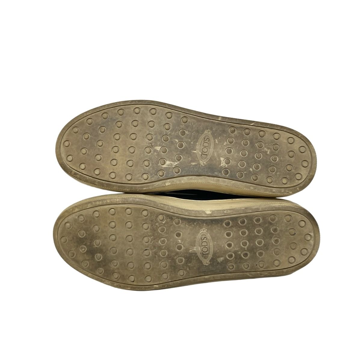  TOD S トッズ スリッポン 36 レディース - 黒×ゴールド レザー その他 靴