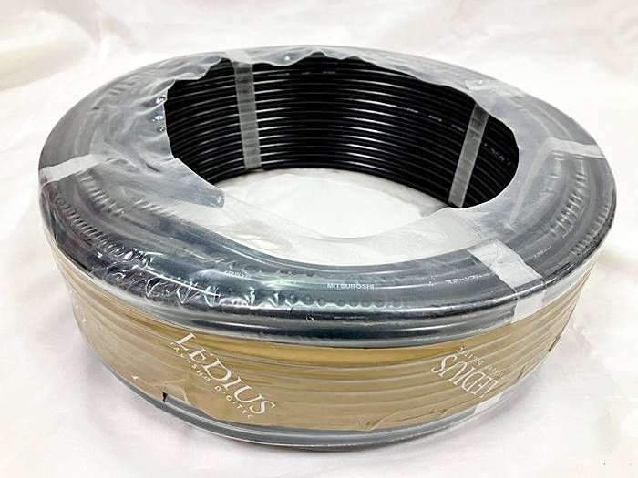 三ツ星 スターソフトビニルキャブタイヤ丸形コード 黒色 .25 mm 2 長さ不明