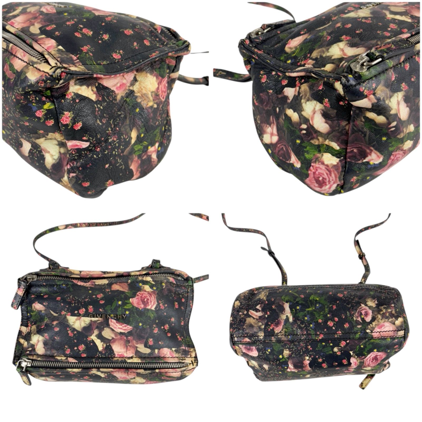 ジバンシー GIVENCHY ショルダーバッグ パンドラ ミニ 花柄 フラワー