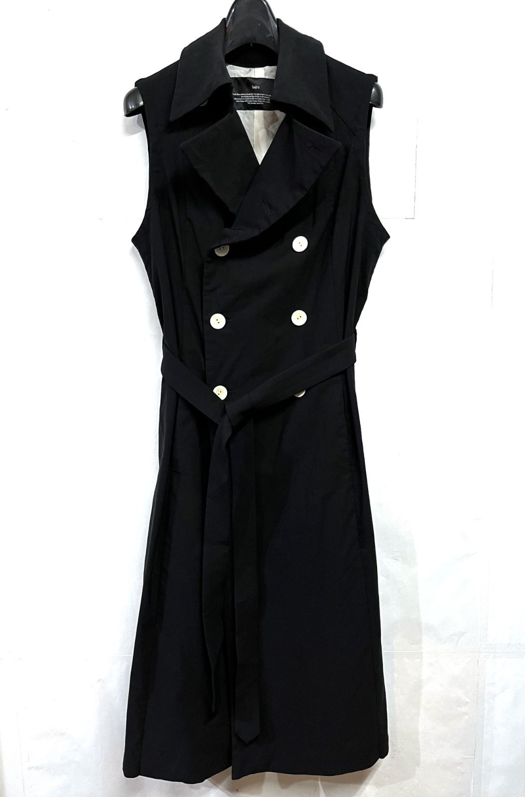 bajra バジュラ　カットワークトレンチコート　サイズ0 bajra｜バジュラ ノースリーブ トレンチコート 148FC01 - メルカリ