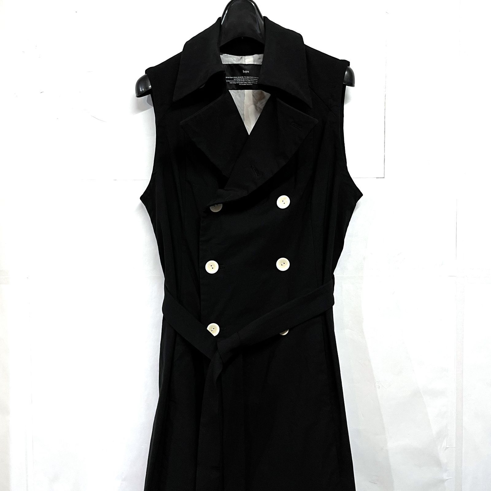 bajra｜バジュラ ノースリーブ トレンチコート 148FC01 - メルカリ