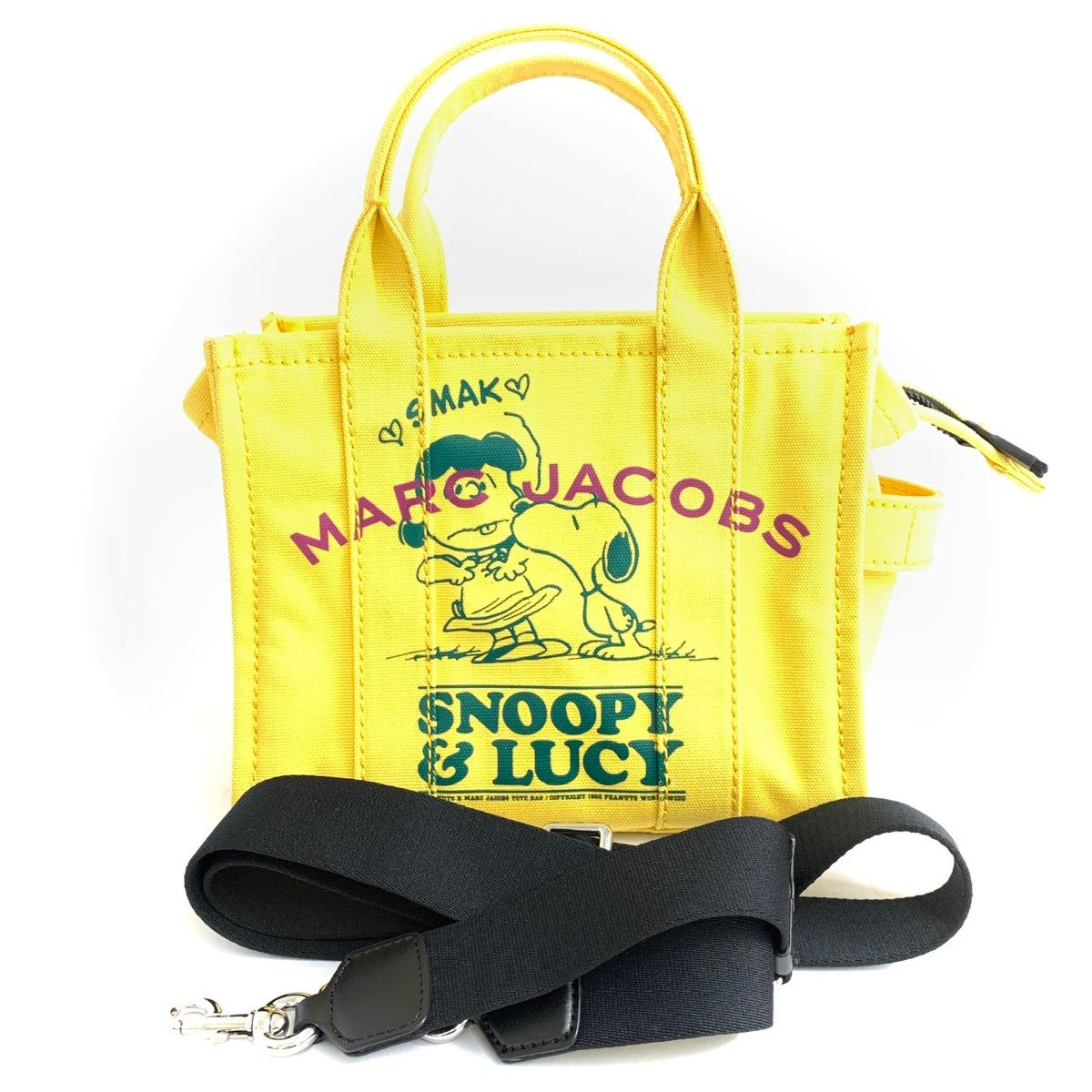 美品‼️マークジェイコブス ピーナッツ スヌーピー トート2wayショルダーバッグ マークジェイコブス MARC JACOBS トートバッグ 2WAY THE PEANUTS MINI