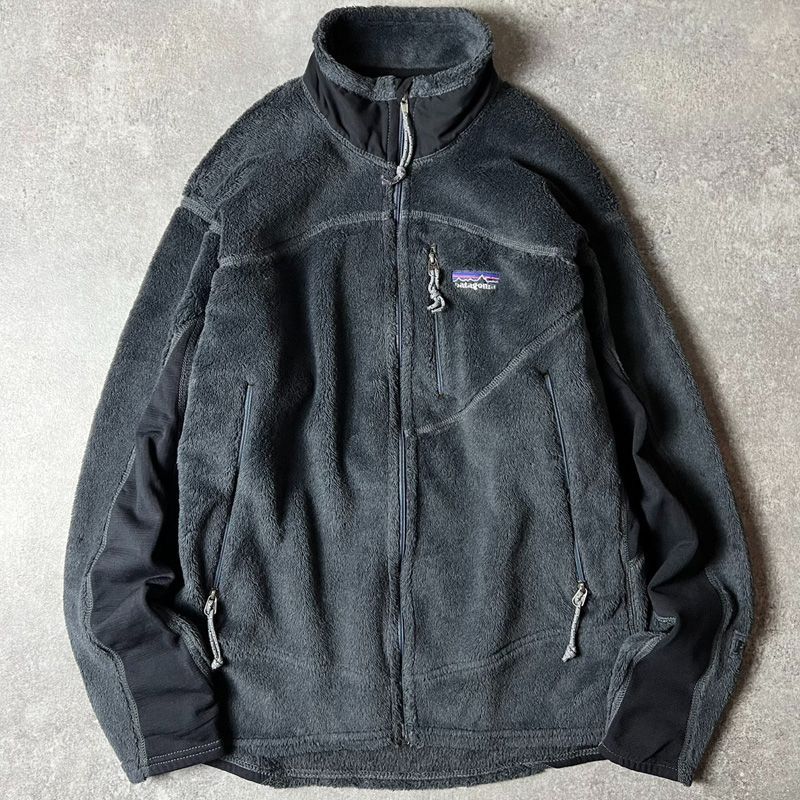 メンズ 00s 02年製 USA製 Patagonia R2 フリース ジャケット M / 00 